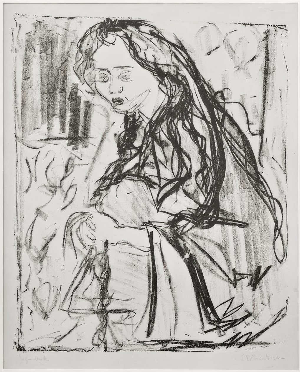 Ruth dans un rêve de morphine - Ernst Ludwig Kirchner