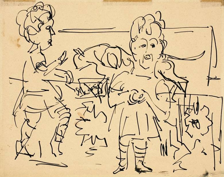 Enfants jouant - Ernst Ludwig Kirchner