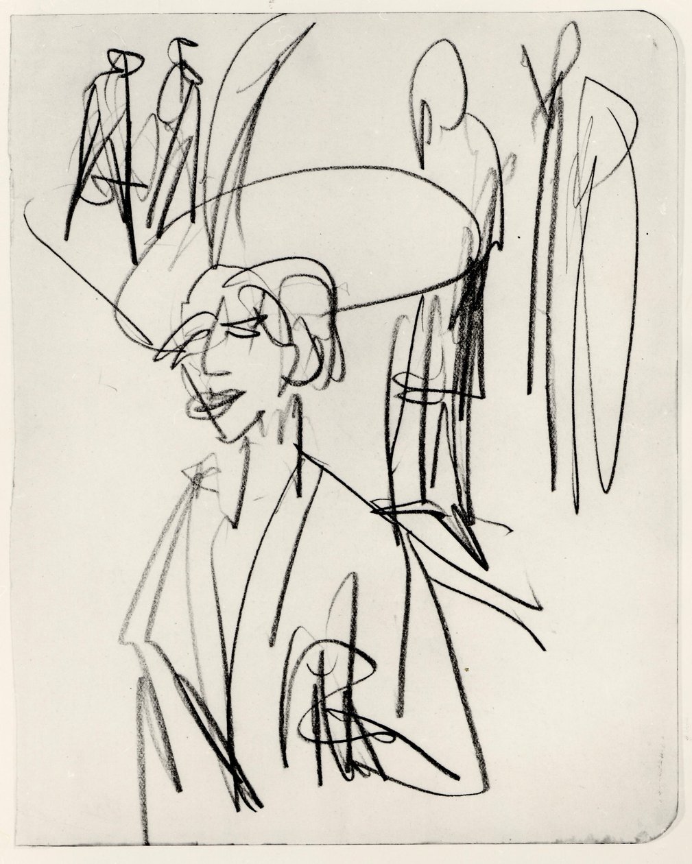 Étude pour la cocotte rouge - Ernst Ludwig Kirchner