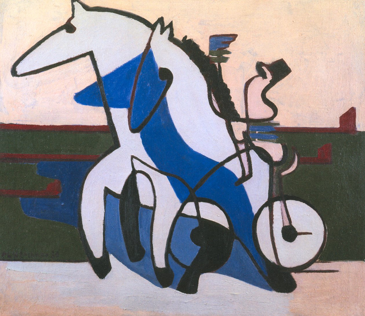 Attelage au trot - Ernst Ludwig Kirchner