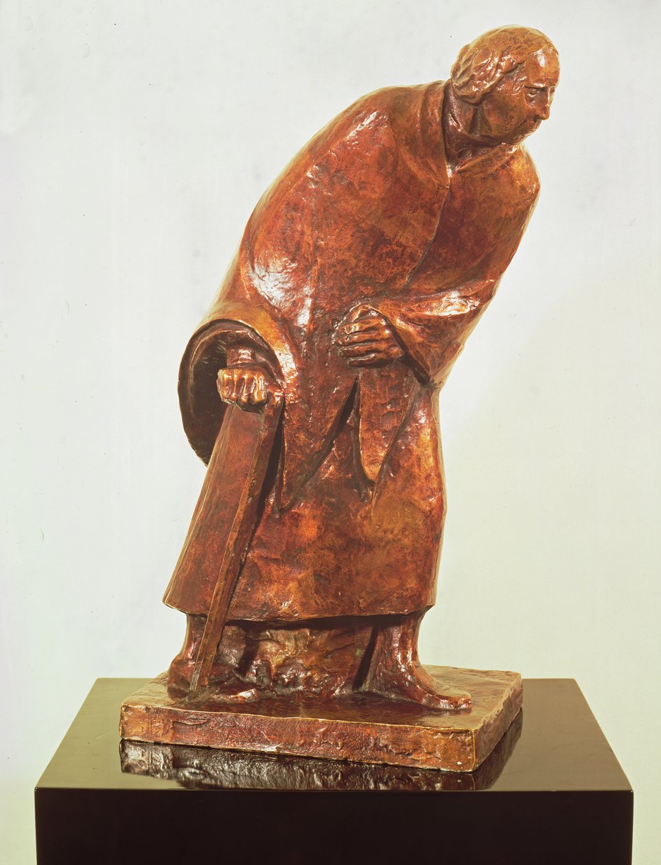 Vieille femme avec une canne, 1913 - Ernst Barlach