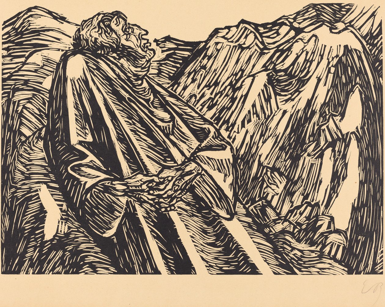 Les falaises - Ernst Barlach