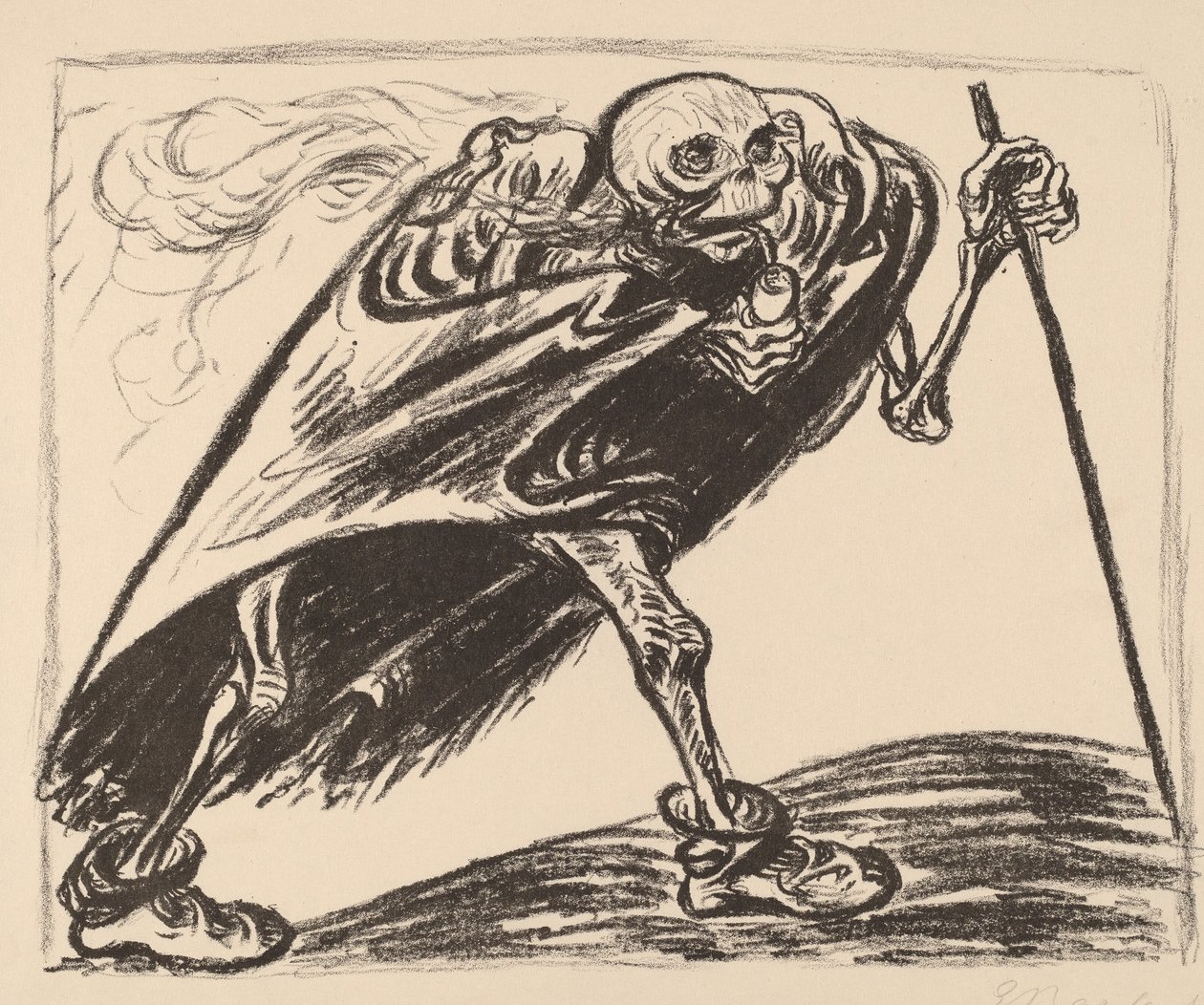 La Mort errante, 1923 - Ernst Barlach
