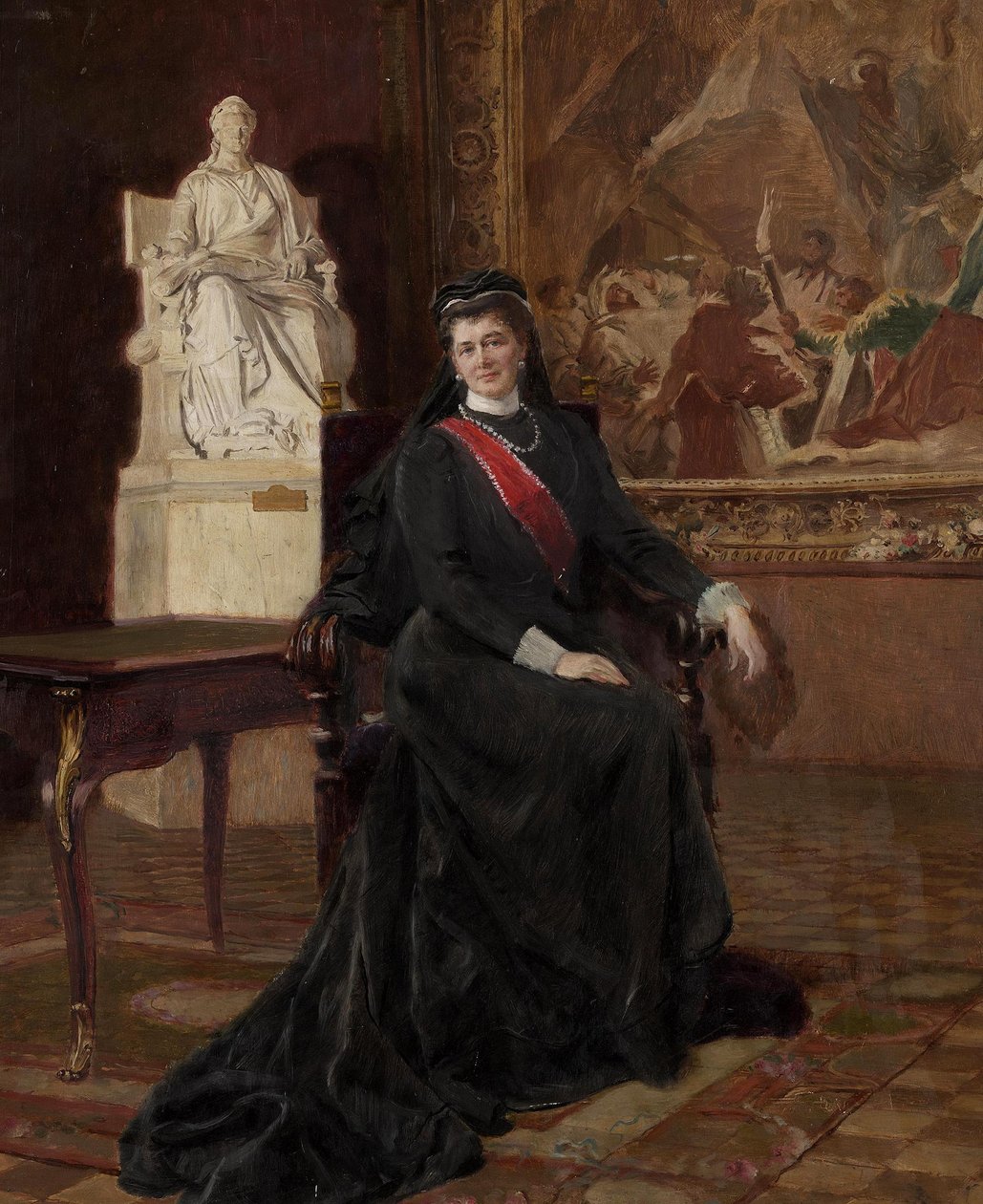 La grande duchesse Maria Pavlovna de Russie en tant que veuve - Ernst Friedrich von Liphart