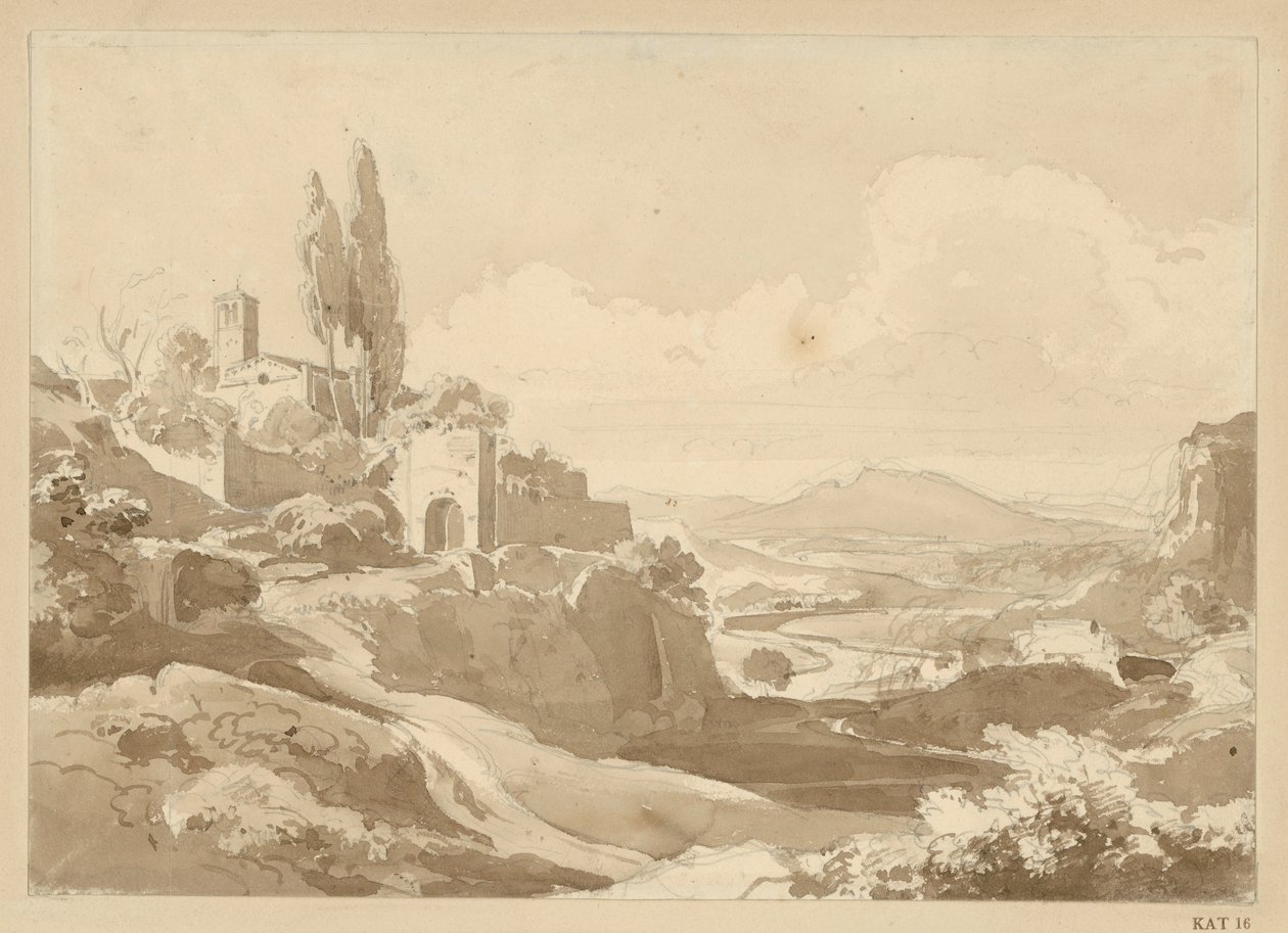Paysage dans les montagnes de l