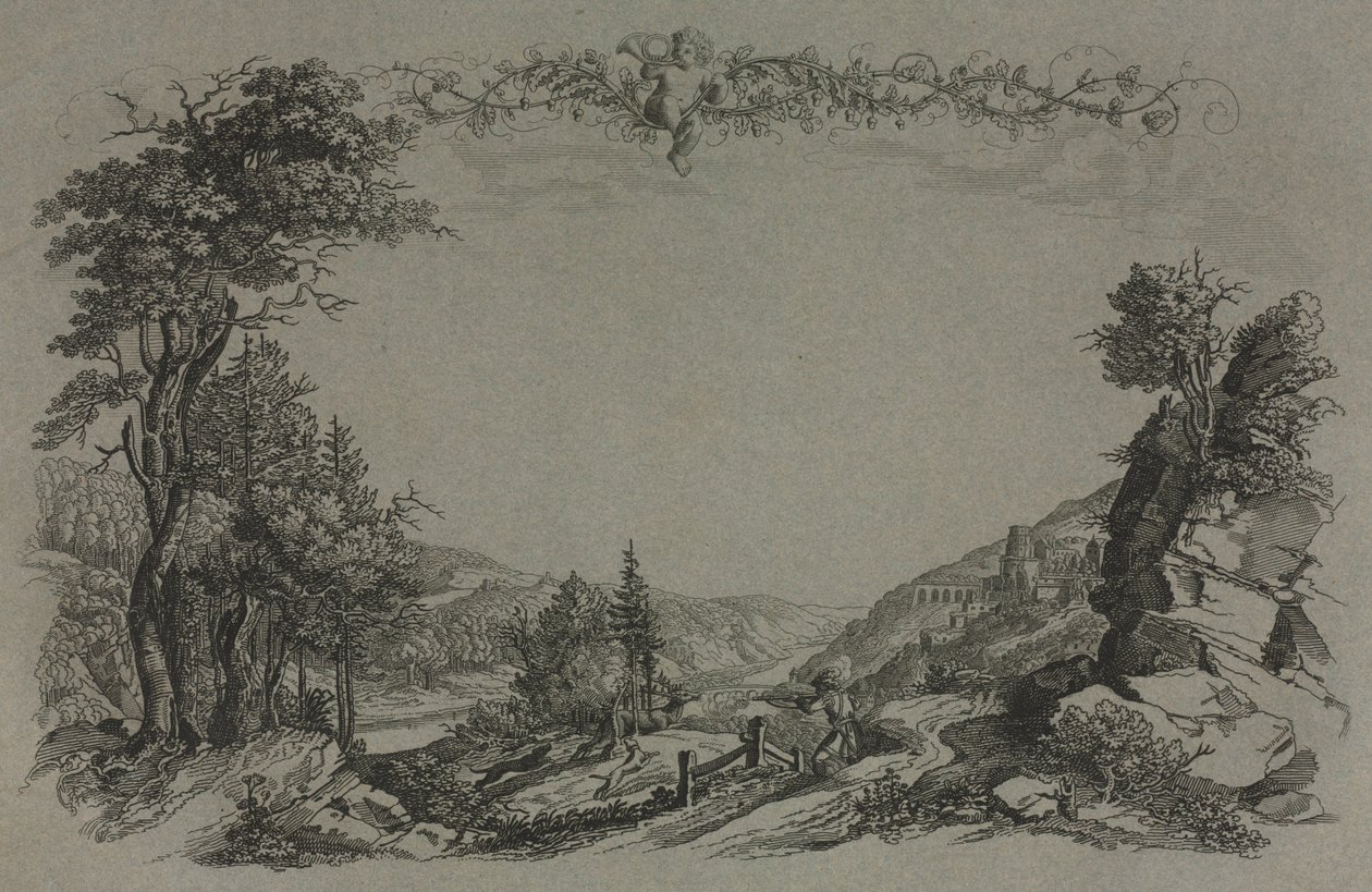 Six vues du château de Heidelberg - Ernst Fries