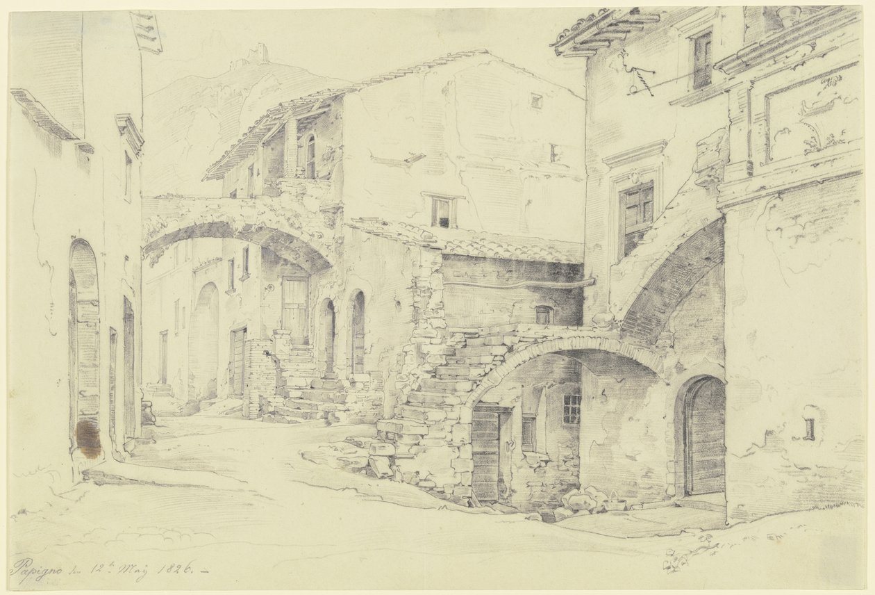 Rue à Terni-Papigno - Ernst Fries
