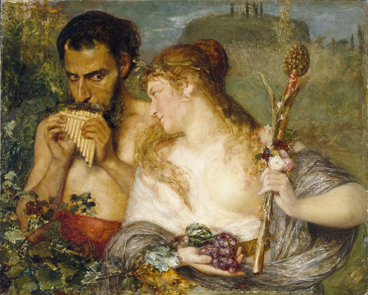 Nymphe et faune - Ernst Josephson