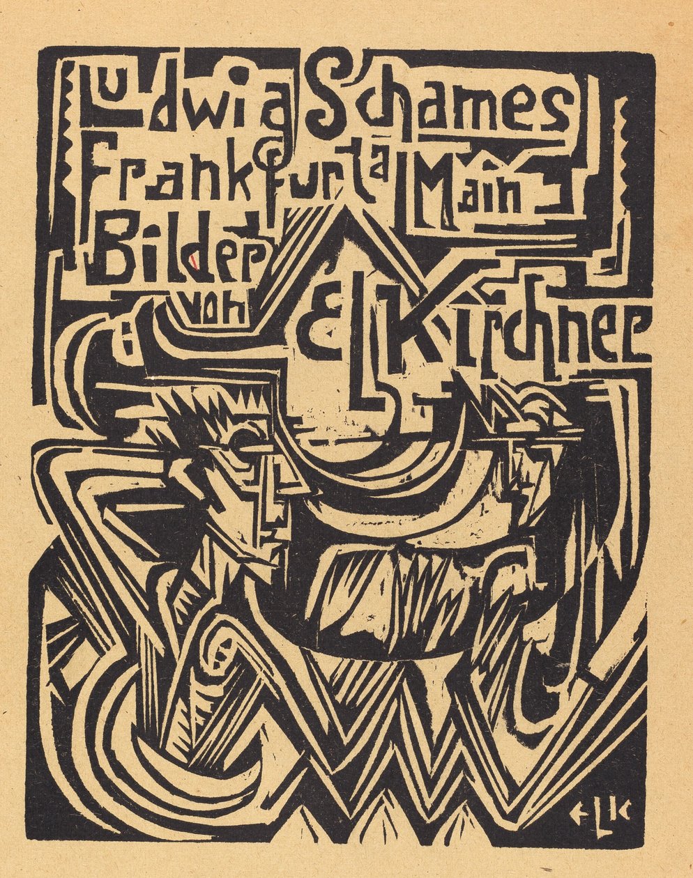 Ludwig Schames Francfort-sur-le-Main, Peintures de E. L. Kirchner, 1919 - Ernst Ludwig Kirchner