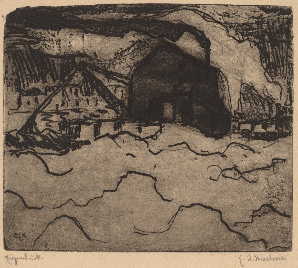 Dragueurs de sable sur l