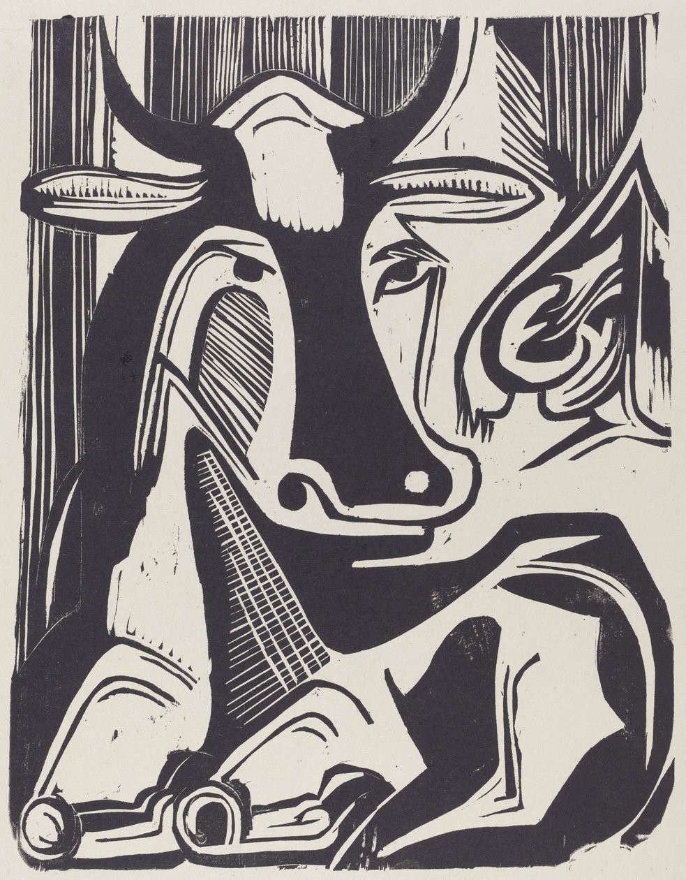 Grosse Liegende Kuh, 1929 - Ernst Ludwig Kirchner