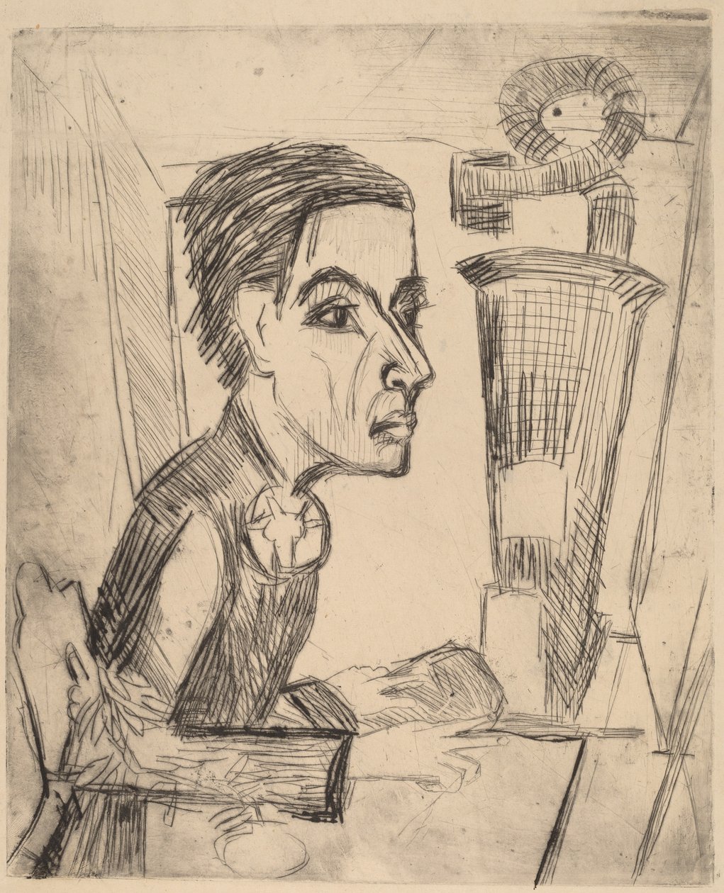 Le Peintre, 1923 - Ernst Ludwig Kirchner