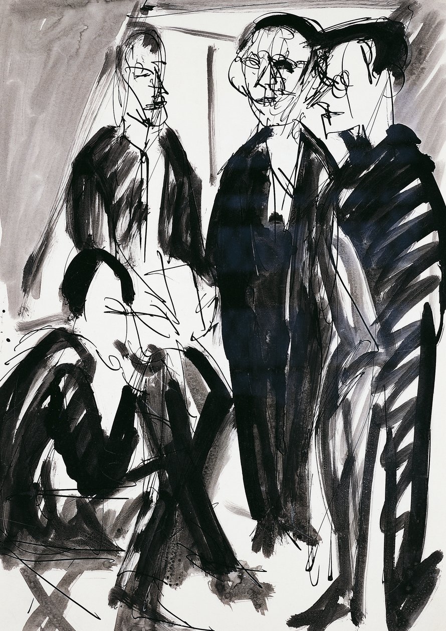 Artiste et groupe Die Brücke à Dresde, par Ernst Ludwig Kirchner - Ernst Ludwig Kirchner