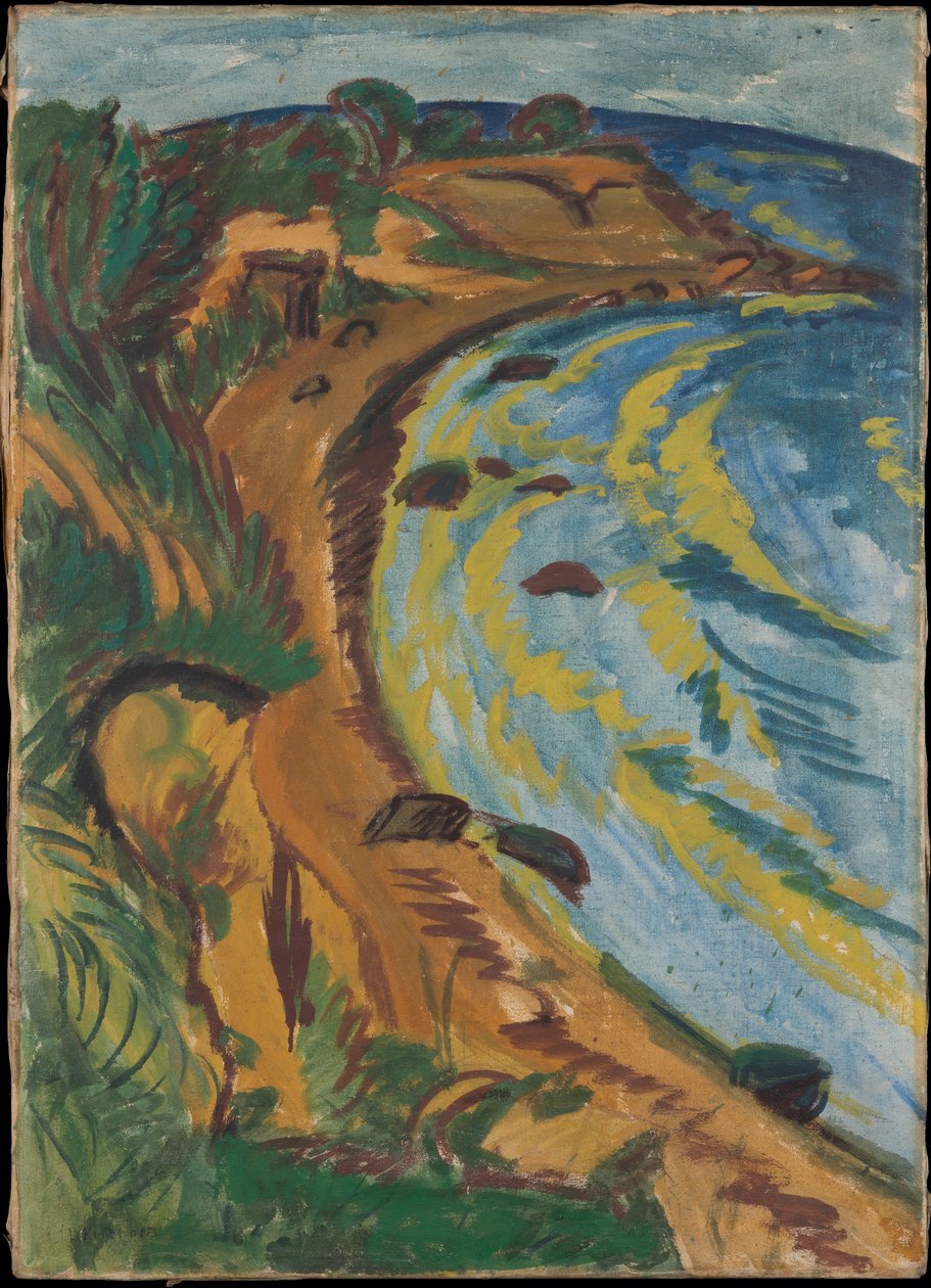 Baie sur la côte de Fehmarn - Ernst Ludwig Kirchner