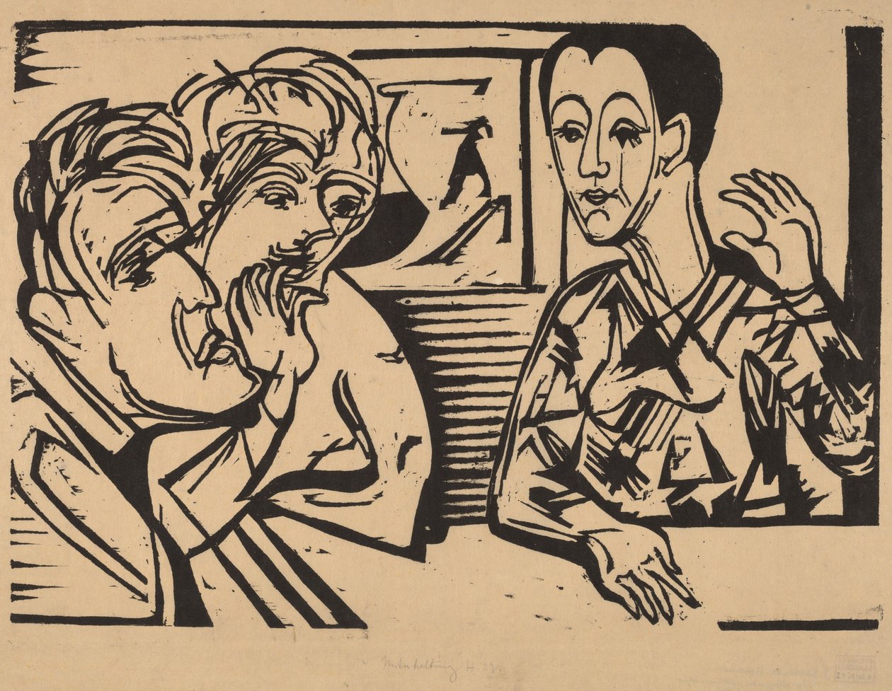 Conversation - Ernst Ludwig Kirchner