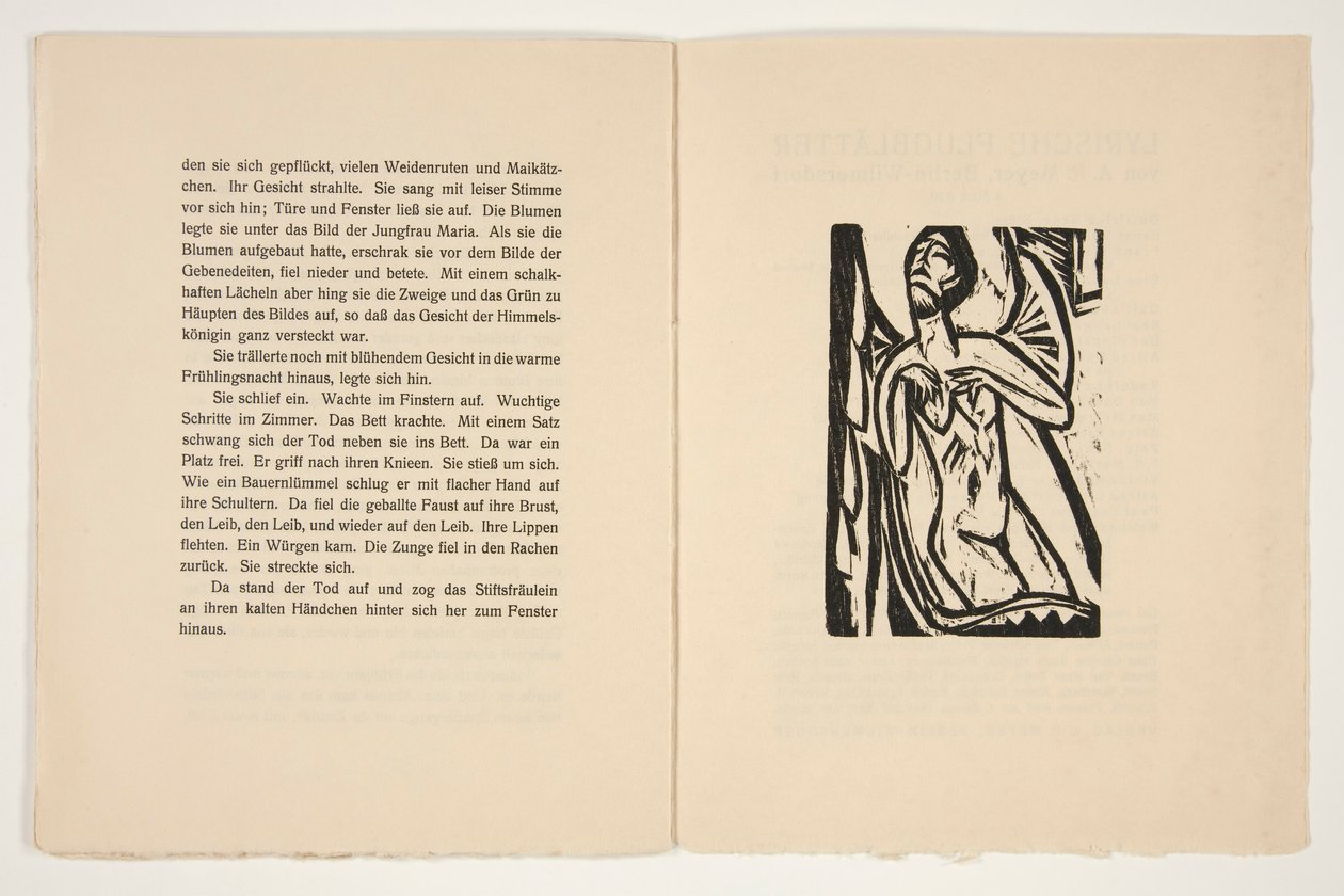 Das Stiftsfräulein und der Tod (La chanoinesse et la mort). Illustrations pour un roman d