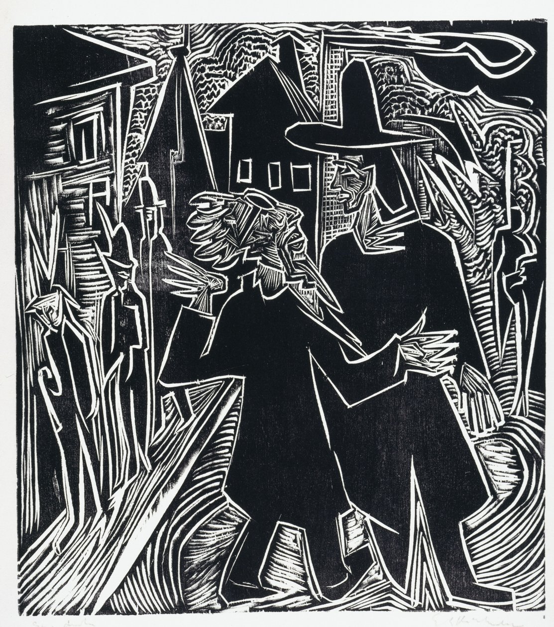 David et Absalom - Ernst Ludwig Kirchner