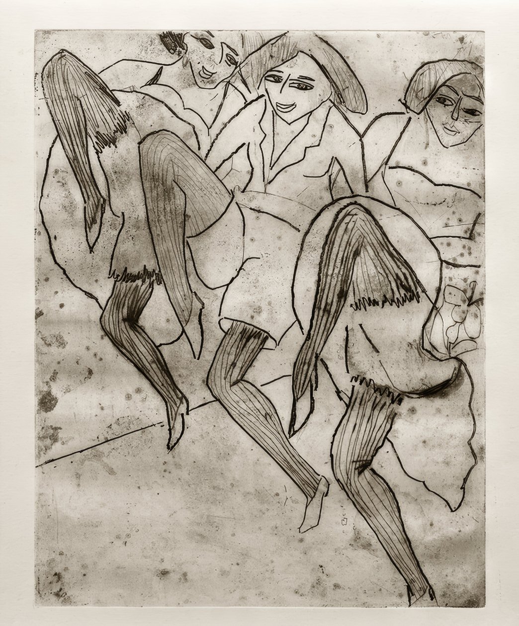 Danseuses de Hambourg - Ernst Ludwig Kirchner