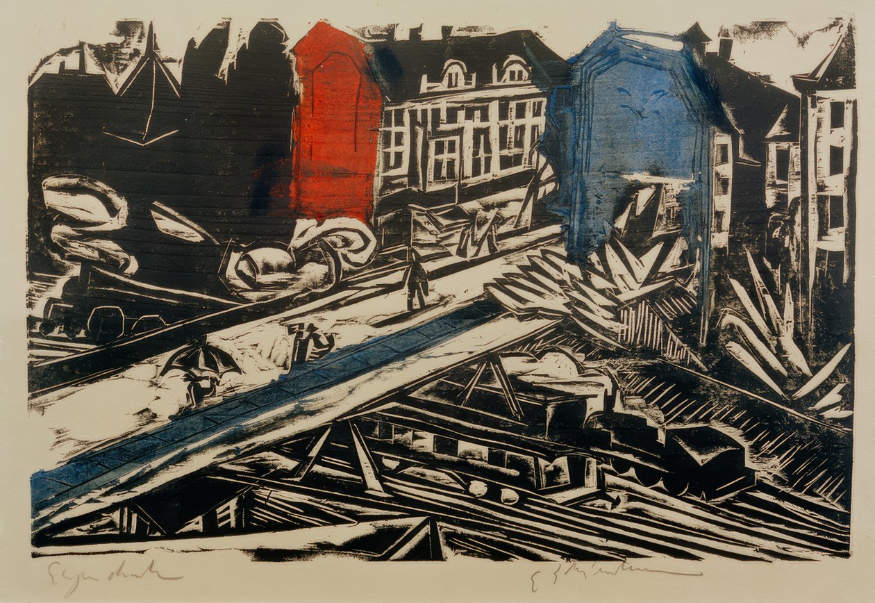Pont de transfert du chemin de fer de Wannsee - Ernst Ludwig Kirchner