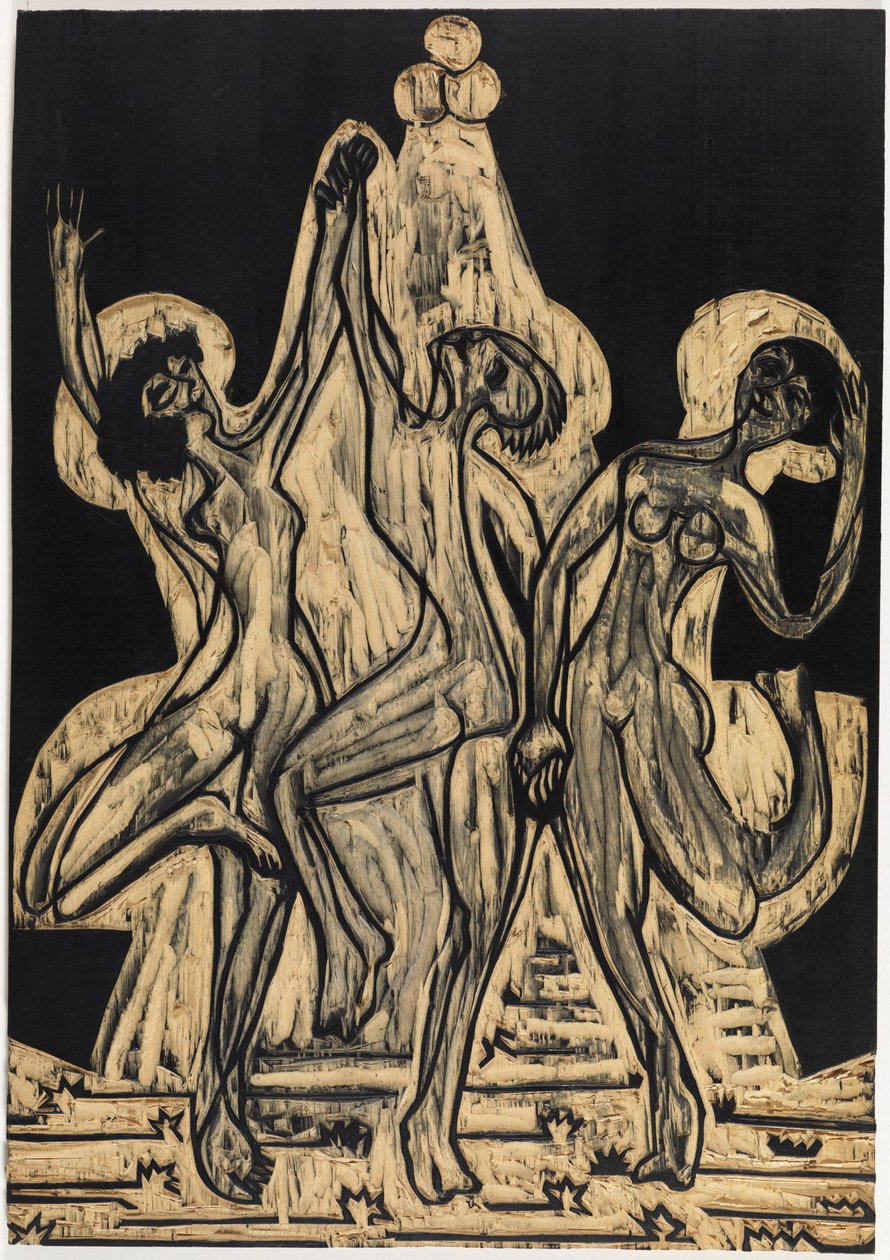 Danse des couleurs, bloc de dessin - Ernst Ludwig Kirchner