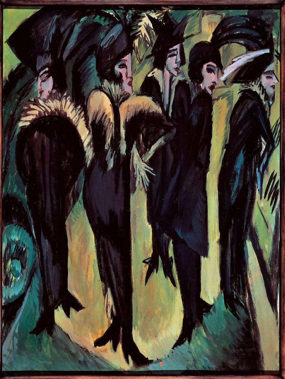 Cinq femmes dans la rue - Ernst Ludwig Kirchner