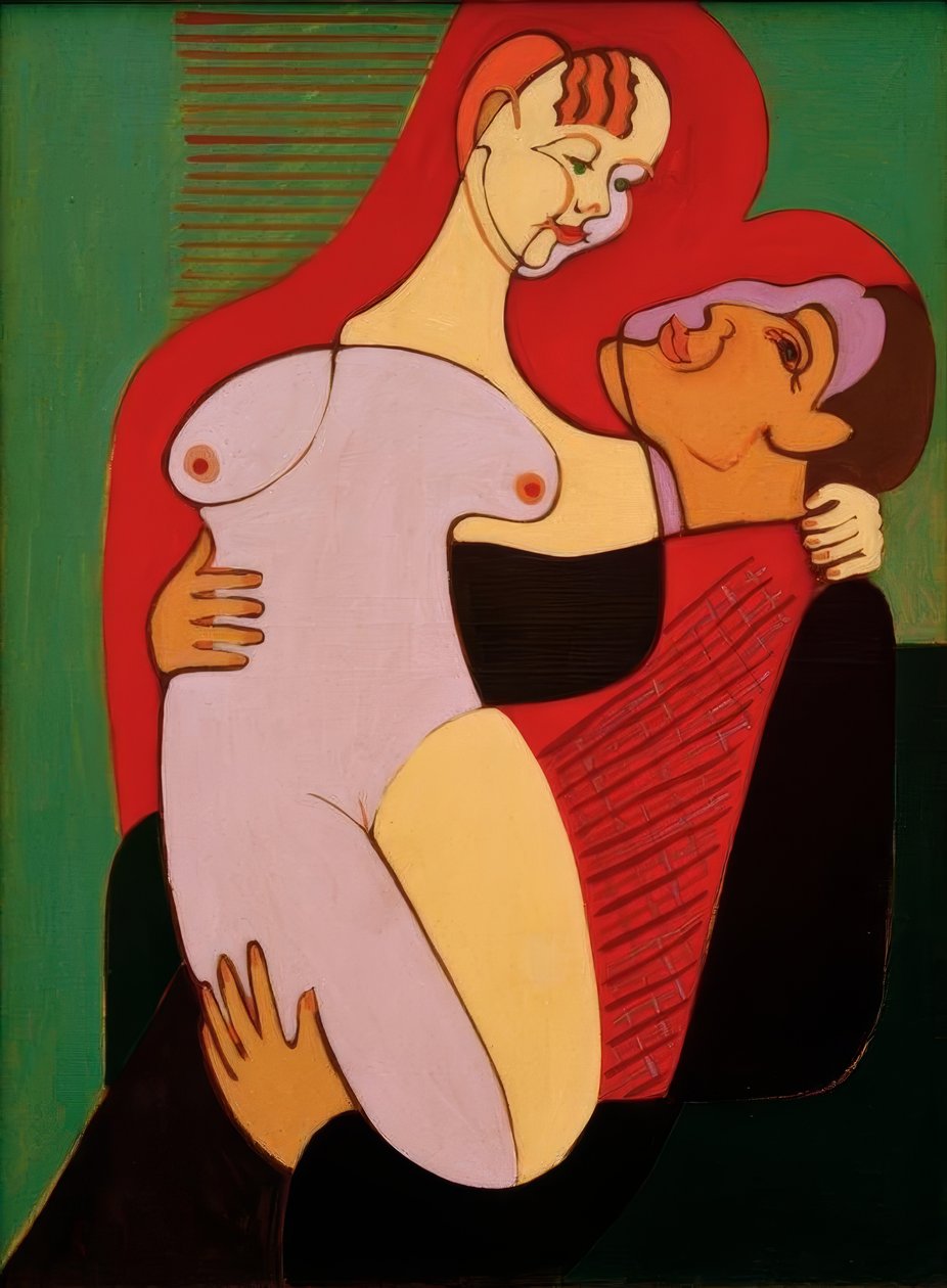 Grand couple amoureux (couple Hembus) - Ernst Ludwig Kirchner