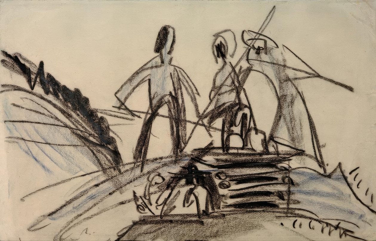 Paysans faneurs - Ernst Ludwig Kirchner