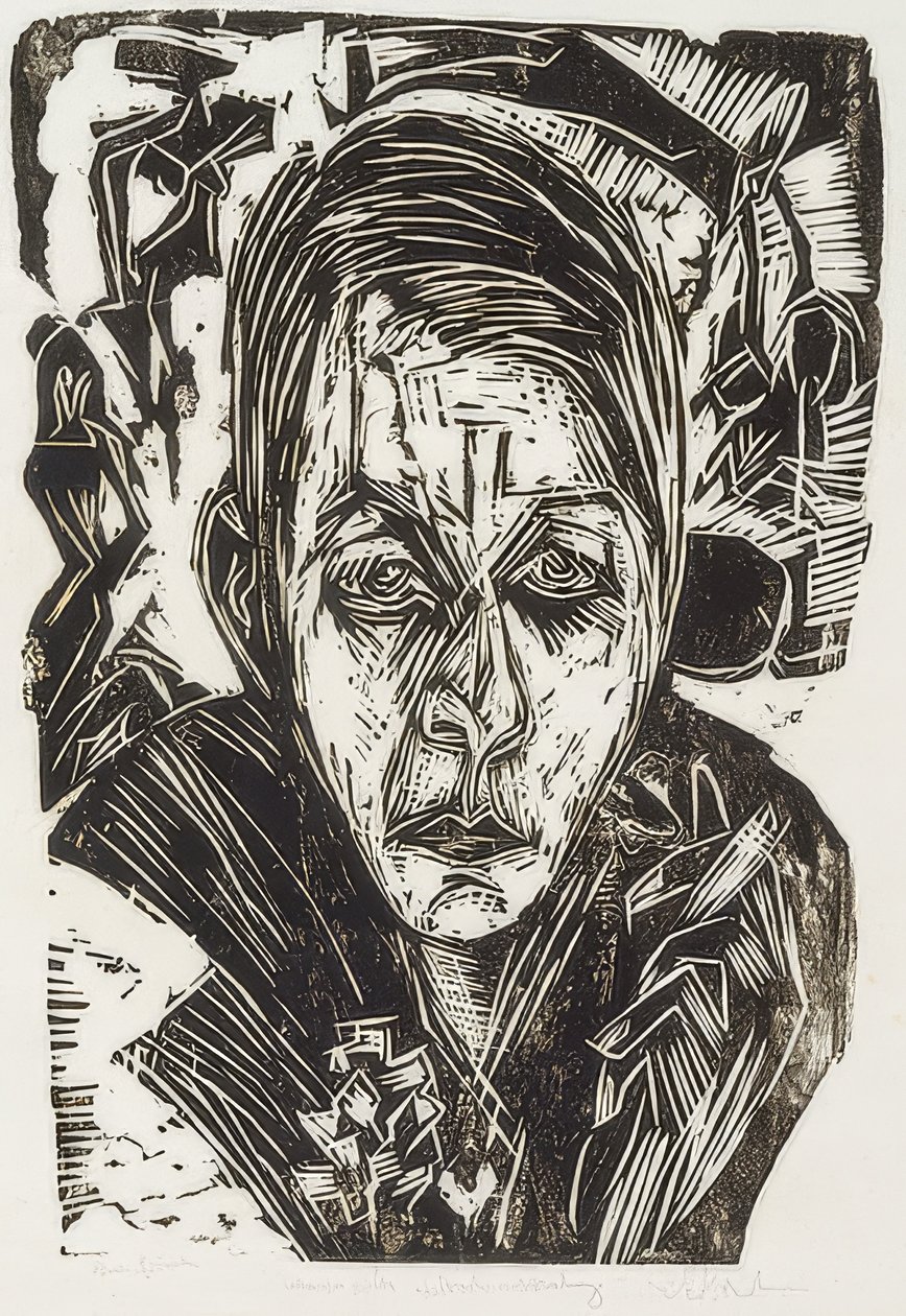 Jeune fille avec cigarette - Ernst Ludwig Kirchner