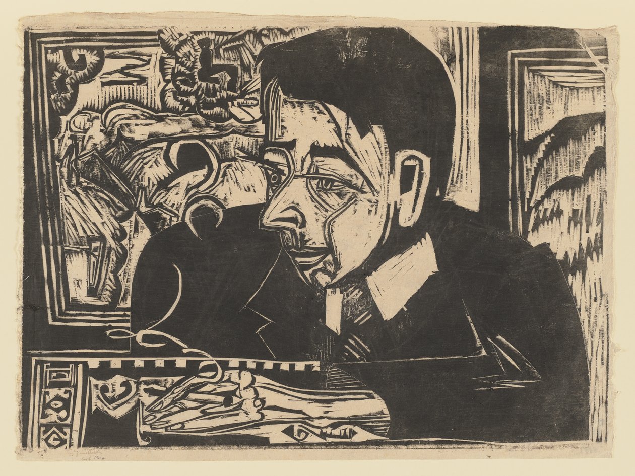 Tête Merz - Ernst Ludwig Kirchner