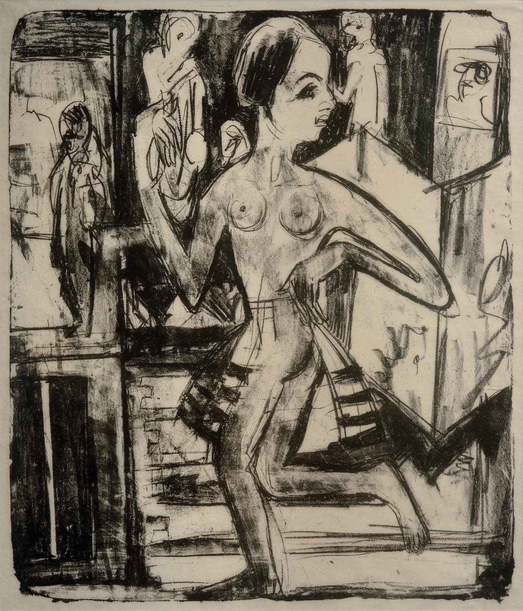 Danseuse nue - Ernst Ludwig Kirchner