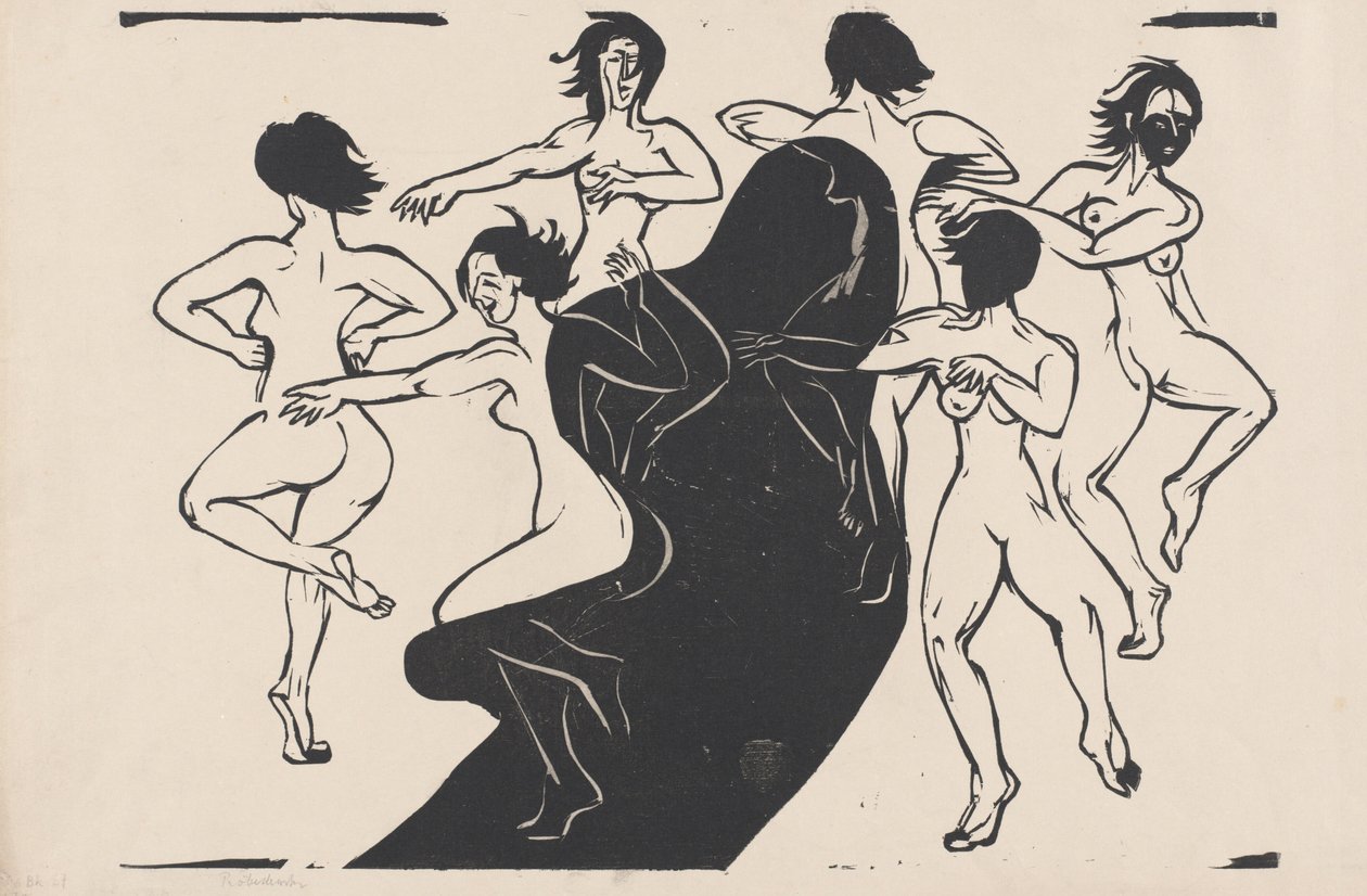 Des nus dansant autour d