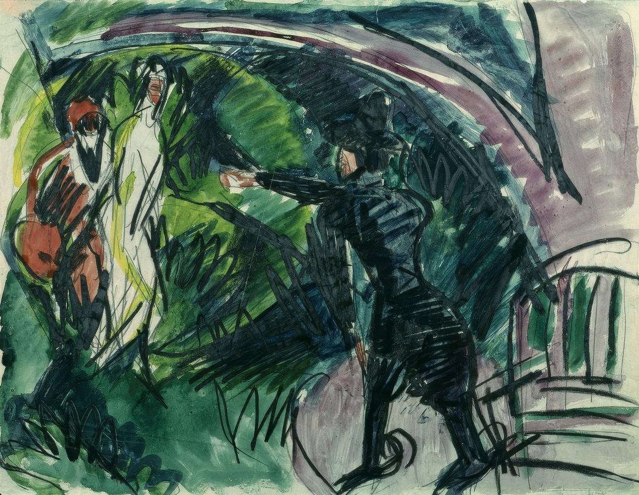 Pantomime Reimann I - Ernst Ludwig Kirchner