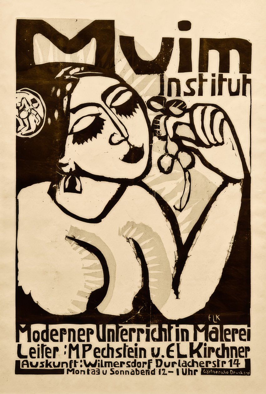 Affiche Muim Institut - Ernst Ludwig Kirchner