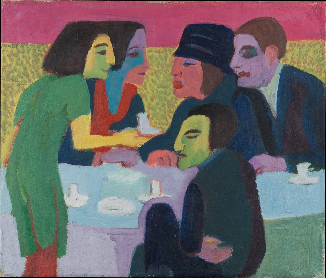 Scène dans un café - Ernst Ludwig Kirchner