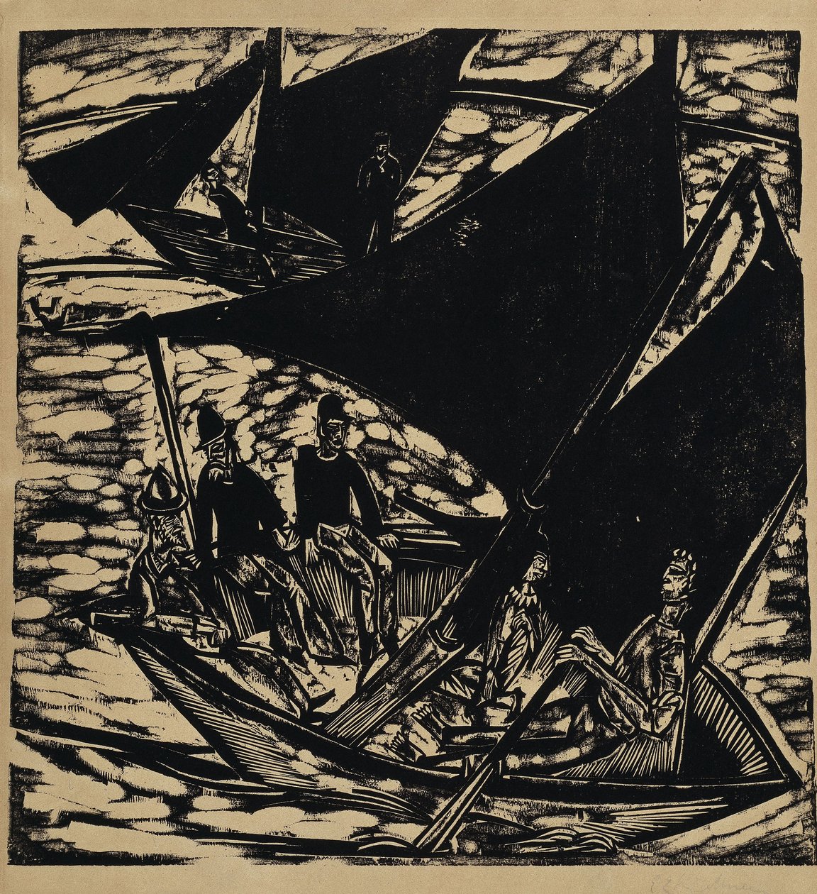 Voiliers près de Fehmarn - Ernst Ludwig Kirchner