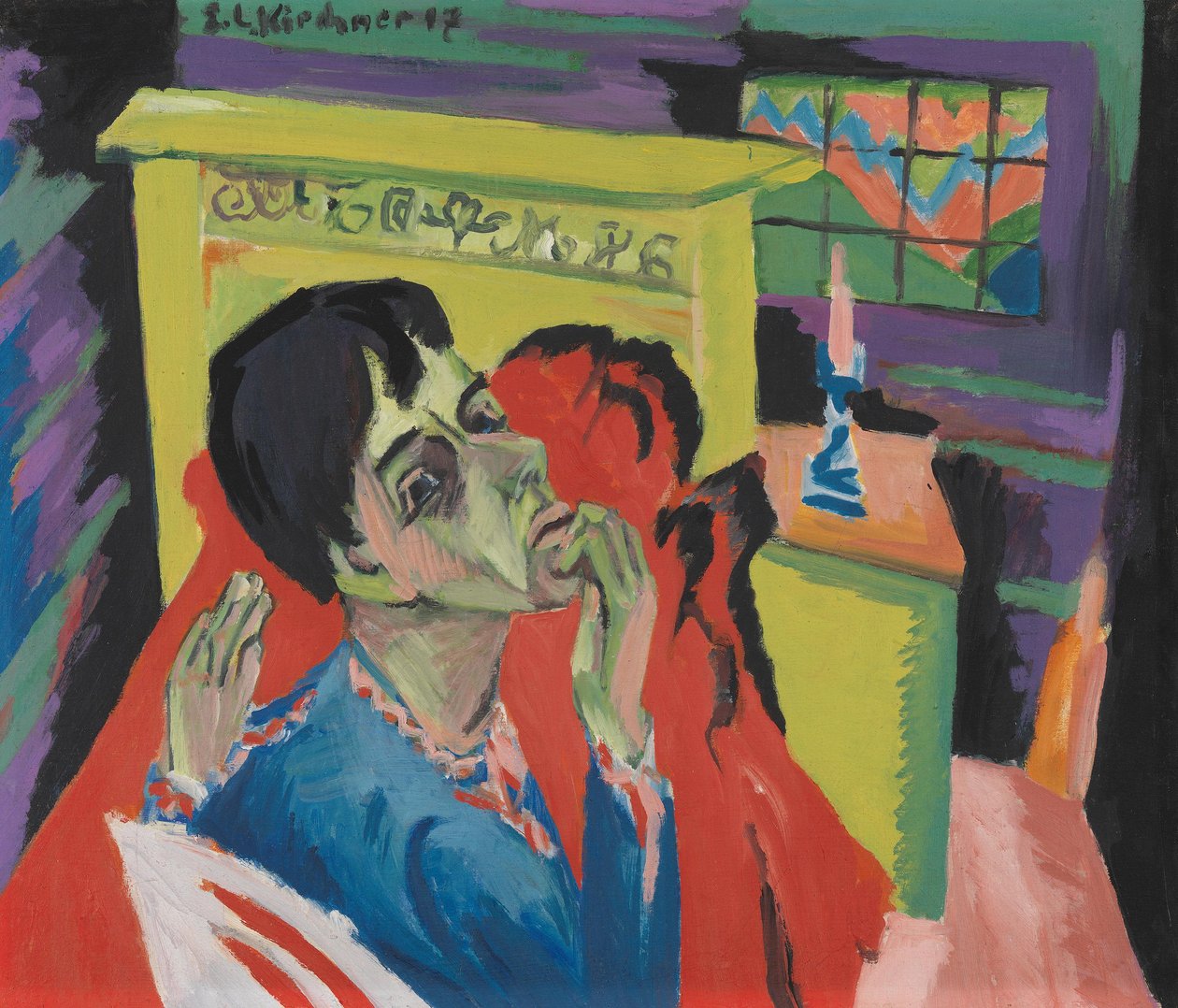 Autoportrait en malade (Le malade) - Ernst Ludwig Kirchner
