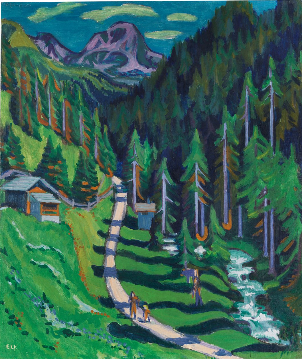 Sertigweg, 1937 - Ernst Ludwig Kirchner