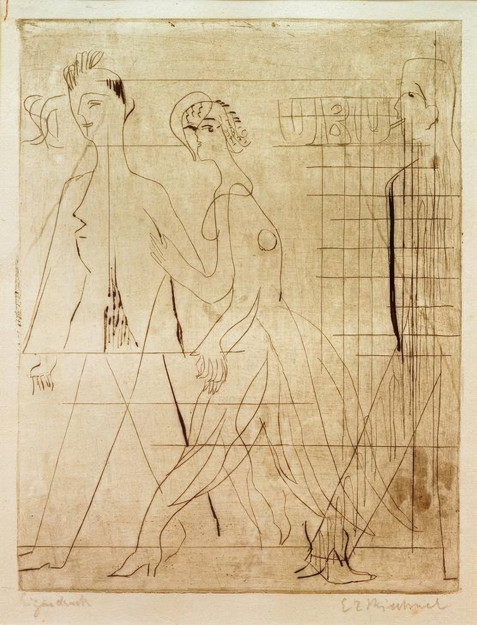 Scène de rue - Ernst Ludwig Kirchner