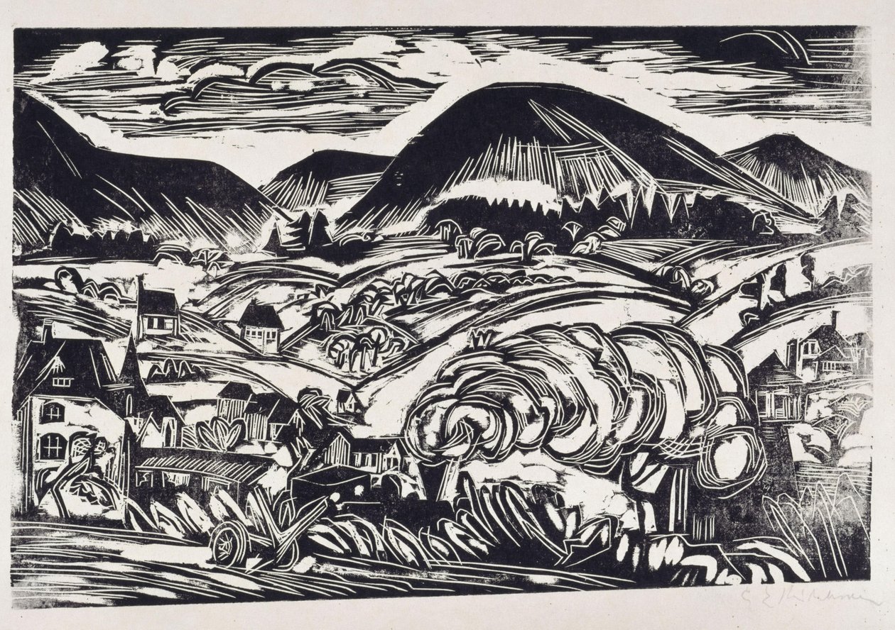Paysage du Taunus - Ernst Ludwig Kirchner