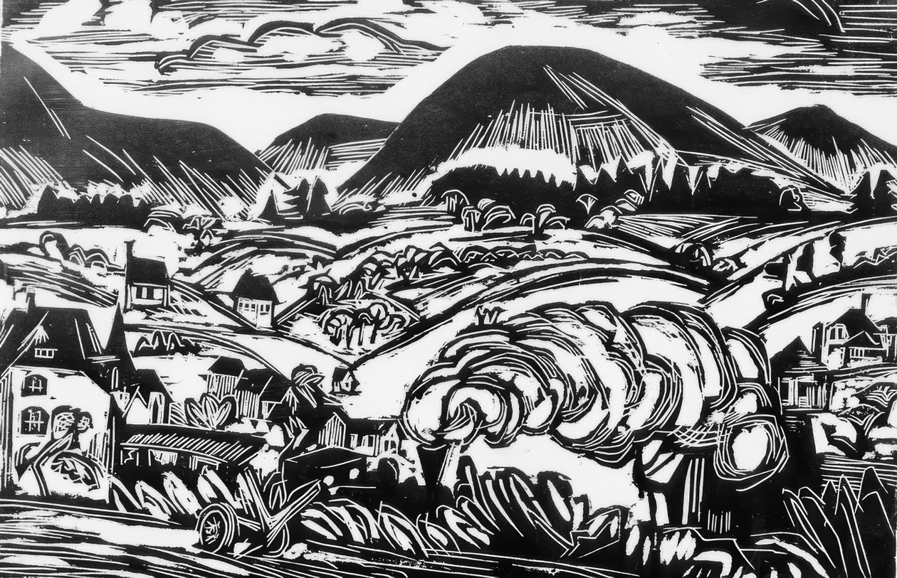 Paysage du Taunus - Ernst Ludwig Kirchner