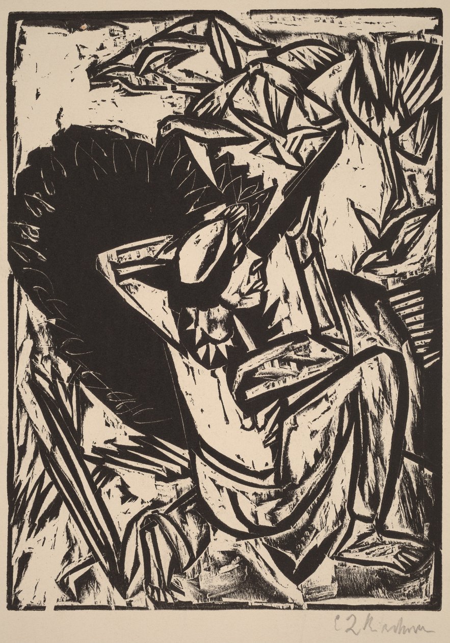 Le chasseur de mouettes - Ernst Ludwig Kirchner