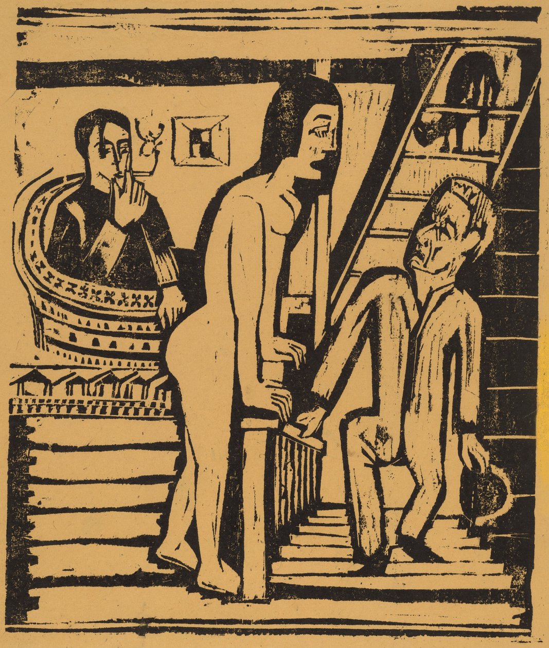 La Visite - Ernst Ludwig Kirchner