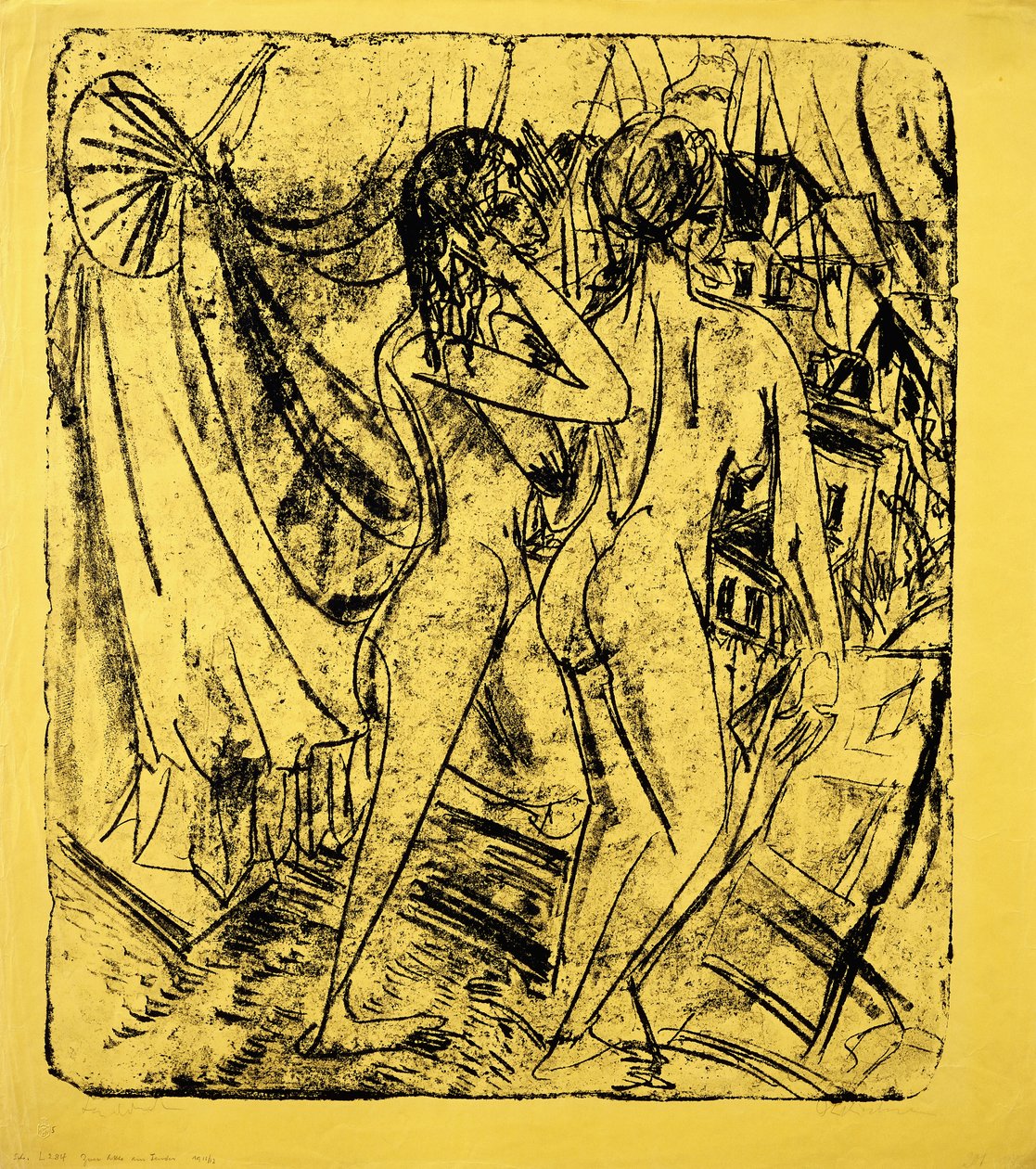 Deux nus à la fenêtre, 1915 - Ernst Ludwig Kirchner