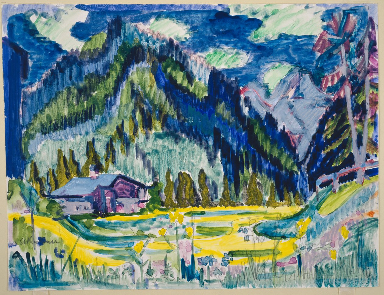 Terrain sauvage - Ernst Ludwig Kirchner