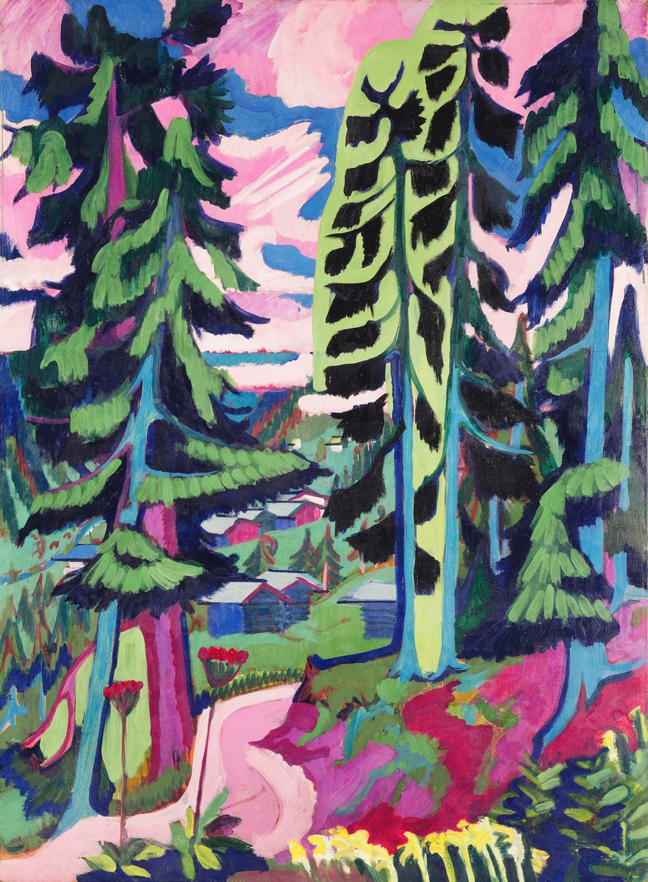 Montagne sauvage - Ernst Ludwig Kirchner