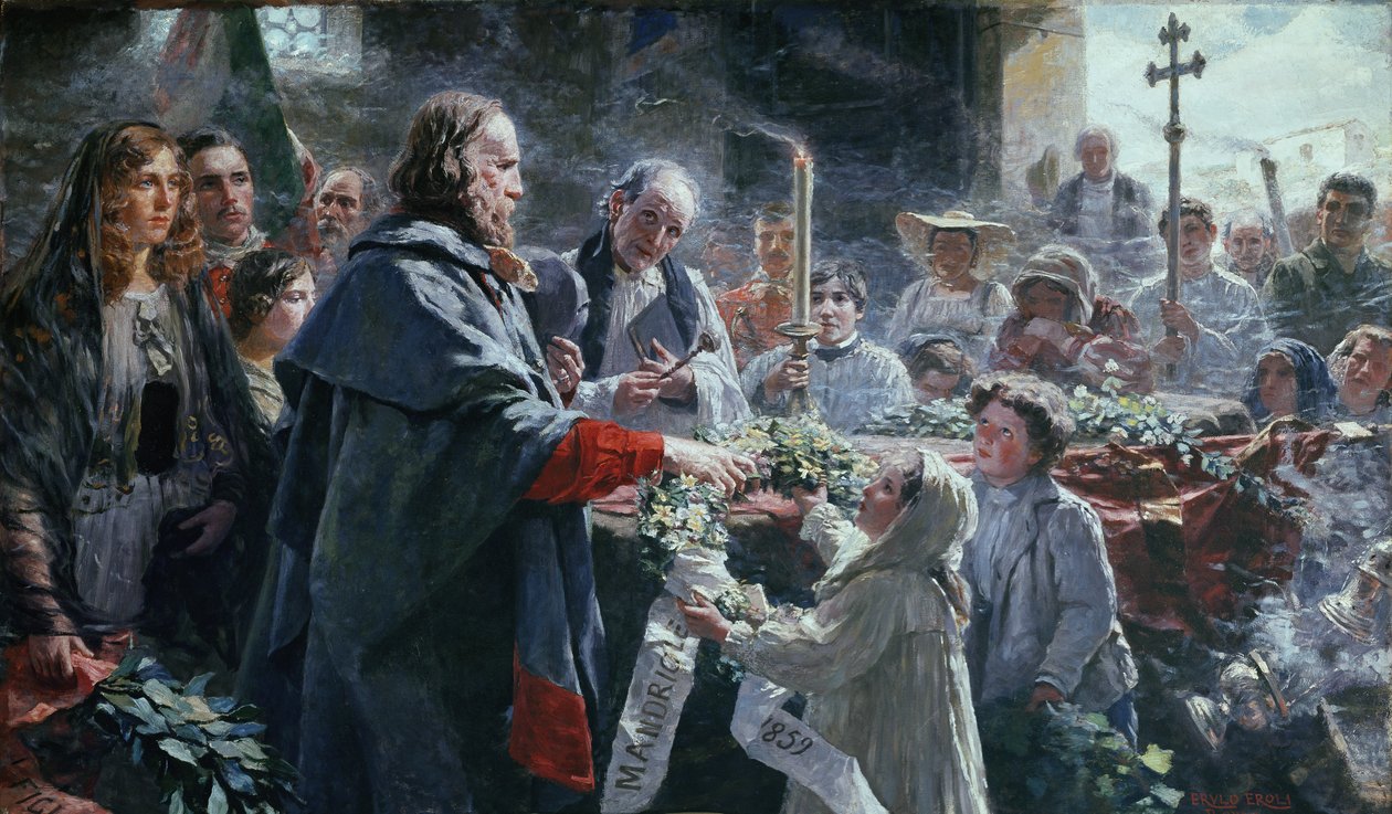 Giuseppe Garibaldi : "A Anita dix ans plus tard". - Erulo Eroli