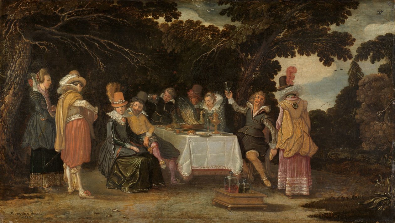Fête en plein air - Esaias van de Velde