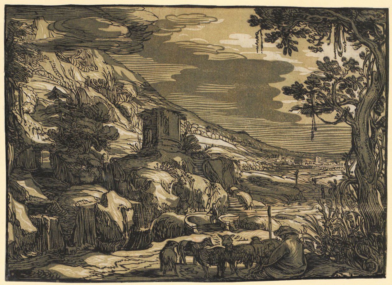 Paysage arcadien - Esaias van de Velde