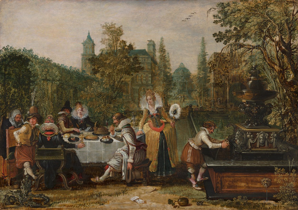 Joyeuse compagnie dans un parc - Esaias van de Velde