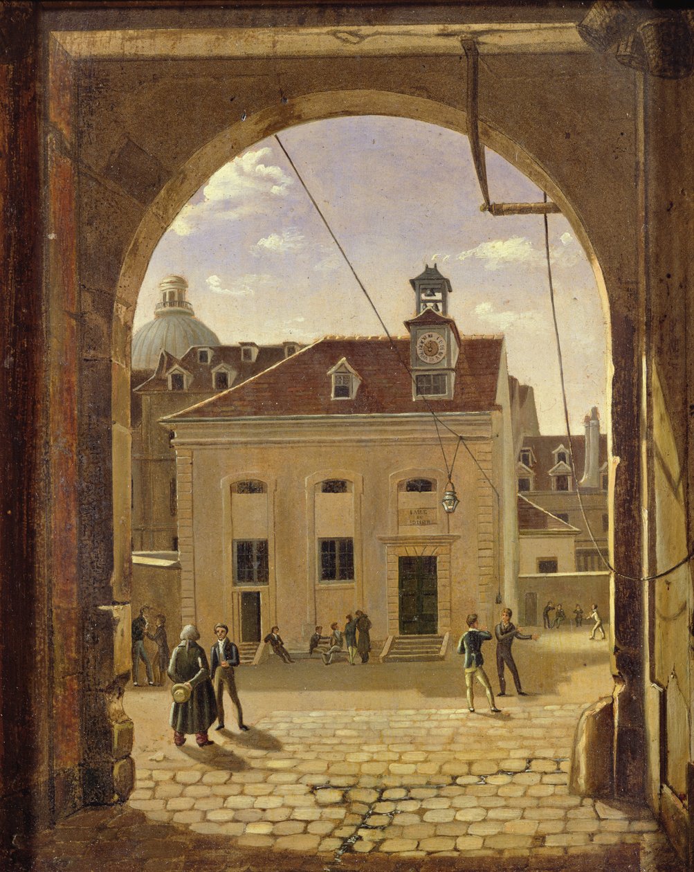 Institution Sainte-Barbe, Rue de Reims, en 1824 - Etienne Bouhot